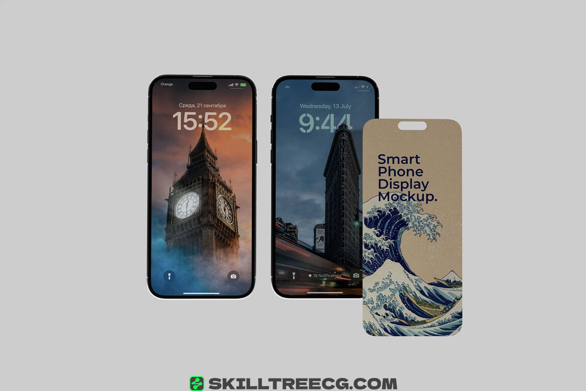 图片[3]-Smart-Phone Display Mockup（534220）-技能树